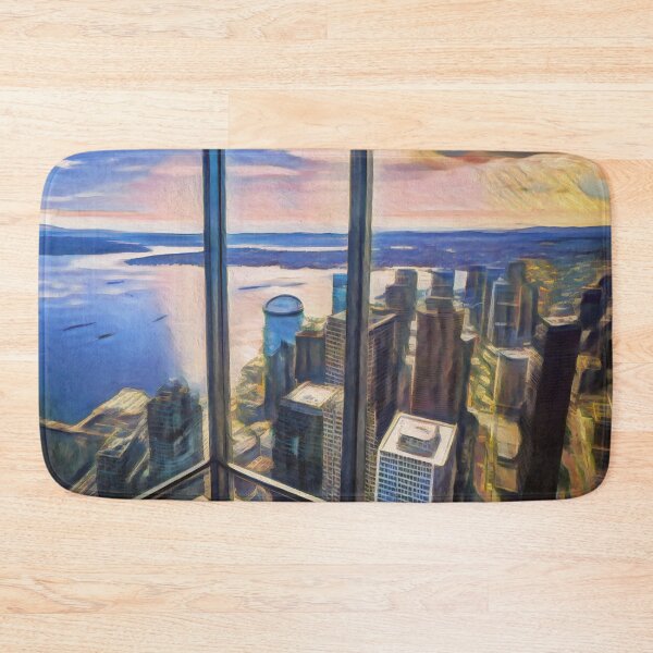 Item preview, VIEW FROM SEATTLES SPACE NEEDLE designed and sold by ArtbyRolleen.
