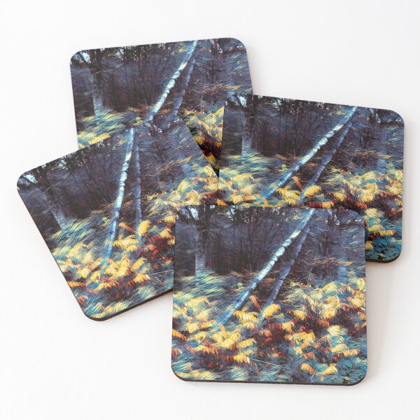 Item preview, Leaning Birches Mindscape designed and sold by Wayne King.