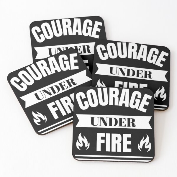 Item preview, Courage under fire, Fire Fighters designed and sold by Alterock Designs.