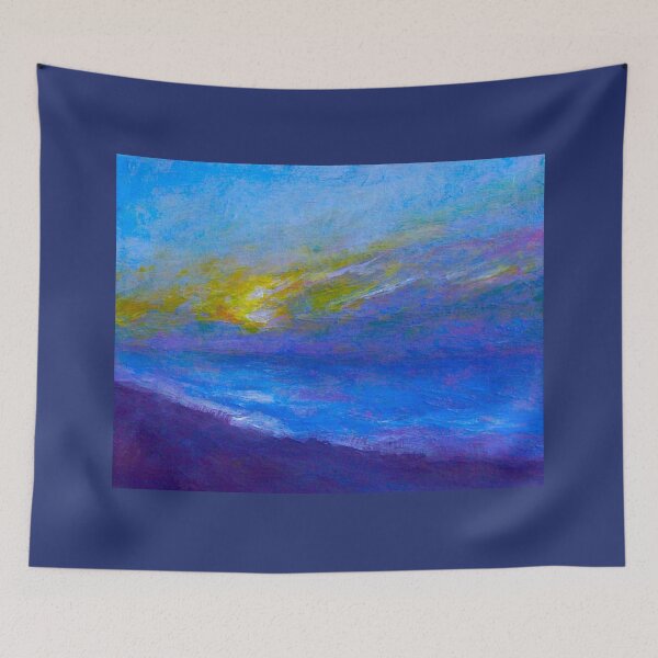 Item preview, Cloudy Moonlit Ocean Nightscape Tybee Island  designed and sold by donwillisjrart.