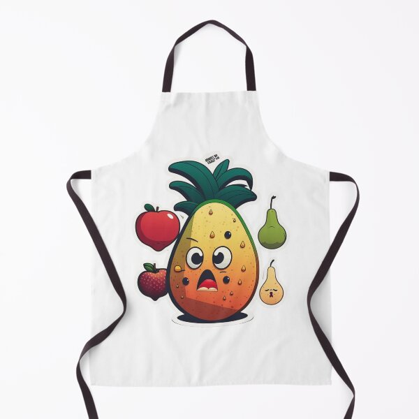 Item preview, Cute Funny Fruit with a Face designed and sold by nashthrift.