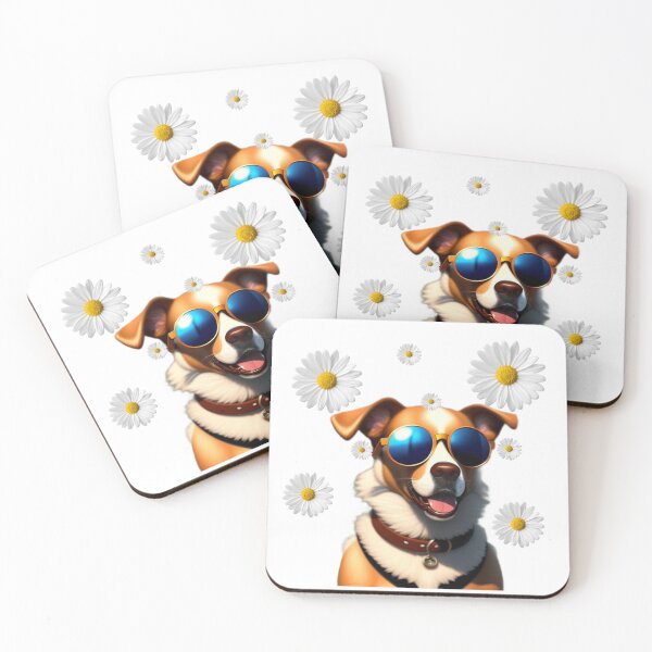 Item preview, Funny dog with sunglasses designed and sold by No Talk Studio .