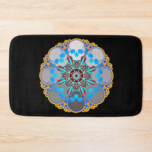 Item preview, Ice and Fire Skulls and Flowers designed and sold by AutumnJude Rowan.