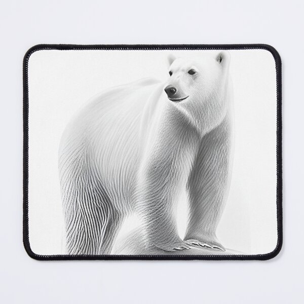 Item preview, Polar bear pencil drawing designed and sold by Pencil-Art.