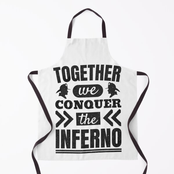 Item preview, Together we conquer the inferno, Fire Fighters designed and sold by Alterock Designs.