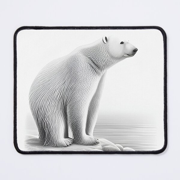 Item preview, Polar bear pencil drawing designed and sold by Pencil-Art.