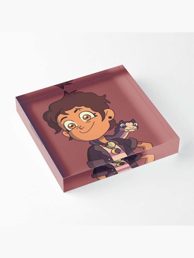 Thumbnail 3 of 5, Acrylic Block, Luz Noceda and Stringbean | The Owl House designed and sold by artnchfck.