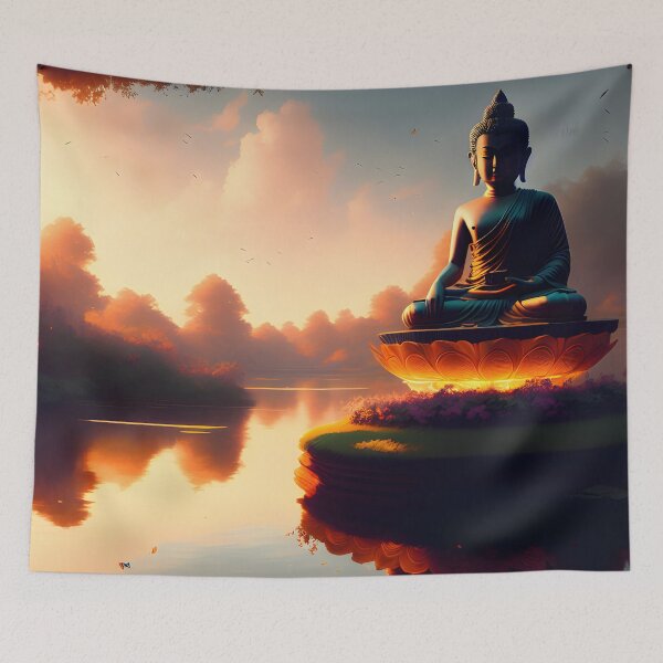 Item preview, Buddha statue designed and sold by Pixeledfox.