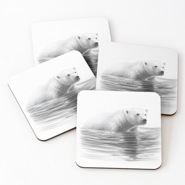 Item preview, Polar bear pencil drawing designed and sold by Pencil-Art.