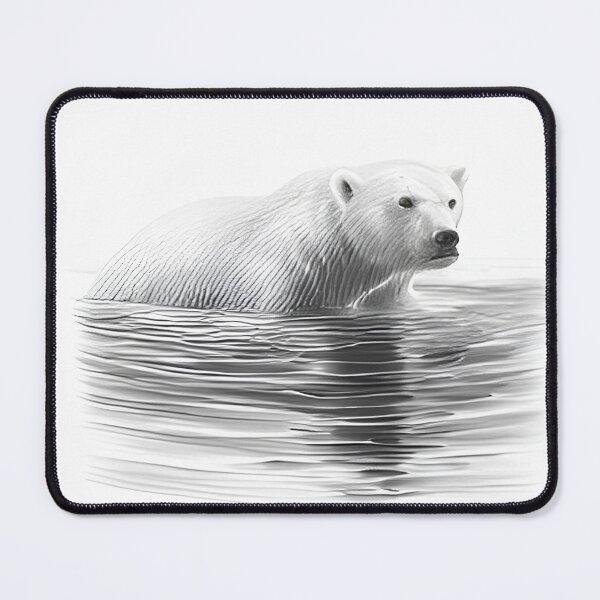Item preview, Polar bear pencil drawing designed and sold by Pencil-Art.