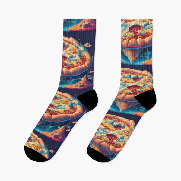 Item preview, Trippy Planet Pizza Haven retro 80's Art designed and sold by MindWave THC.