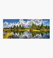 The Grand Tetons panorama Photographic Print