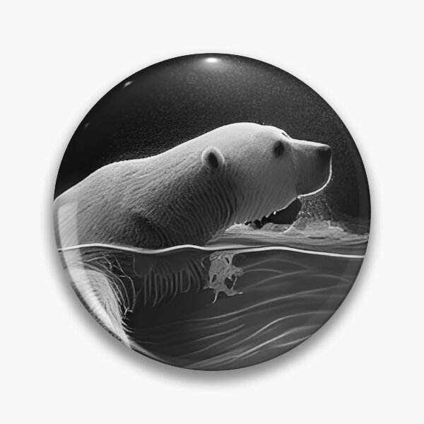 Item preview, Polar bear pencil drawing designed and sold by Pencil-Art.