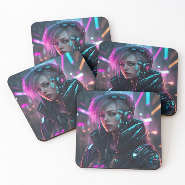 Item preview, CyberpunkGirl #01 designed and sold by Camila Hamdan.