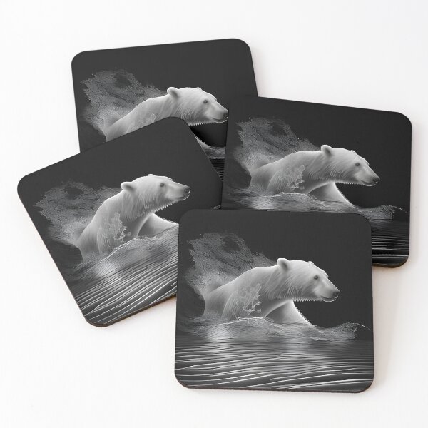 Item preview,  Polar bear pencil drawing designed and sold by Pencil-Art.
