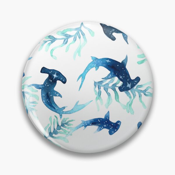 Item preview, Hammerhead shark pattern designed and sold by Threeleaves.
