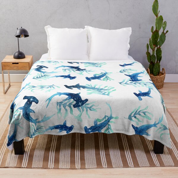 Item preview, Hammerhead shark pattern designed and sold by Threeleaves.