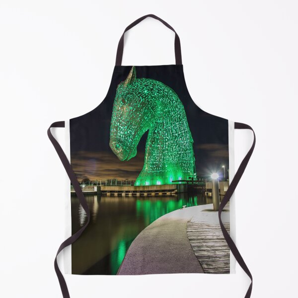 Item preview, The Kelpies in green at Falkirk designed and sold by DerickGray.