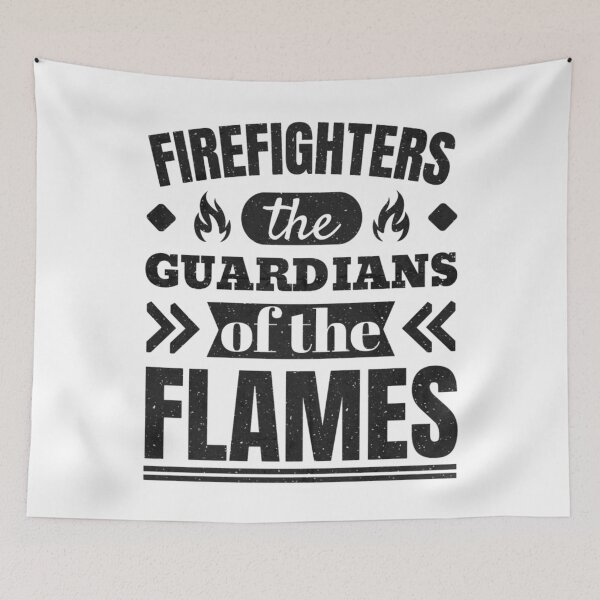 Item preview, Firefighters the guardians of the flames, Fire Fighters designed and sold by Alterock Designs.