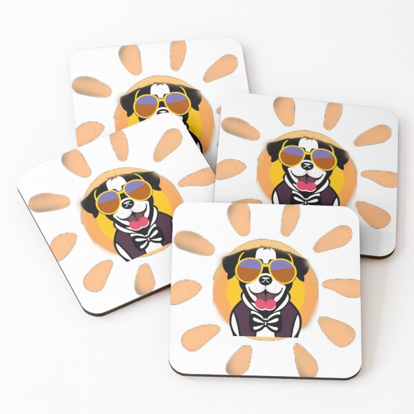 Item preview, Funny dog with sunglasses designed and sold by No Talk Studio .
