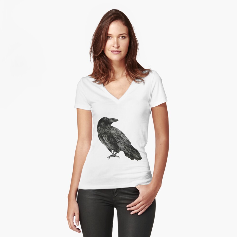 Artikel-Vorschau von Tailliertes T-Shirt mit V-Ausschnitt, designt und verkauft von libby95.