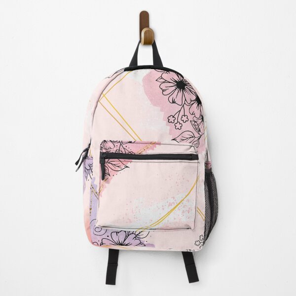 Item preview, Flower Spirits Floral Pink Black Butterfly designed and sold by fatydesignspace.