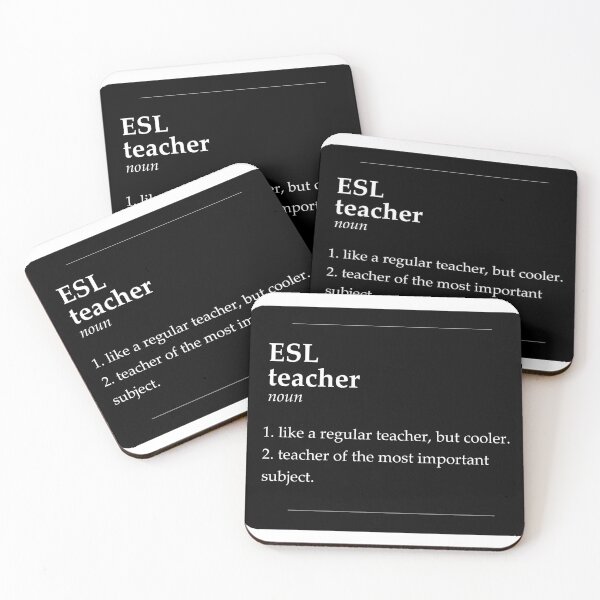 Item preview, ESL Teacher Definition designed and sold by DasaiArt.