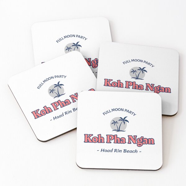 Item preview, Koh Pha Ngan - Full Moon Party Design designed and sold by RektRepublic.
