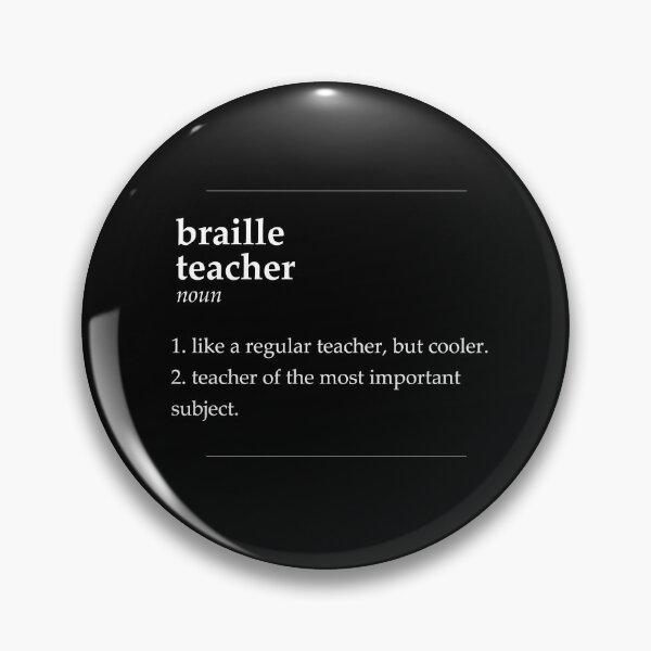 Item preview, Braille Teacher Definition designed and sold by DasaiArt.