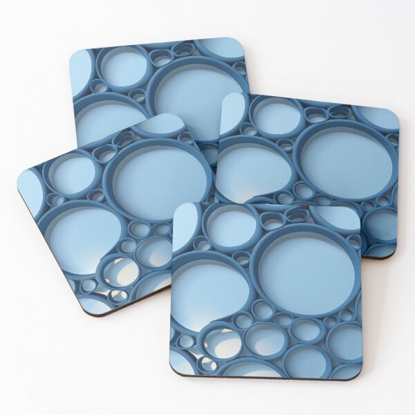 Item preview, Blue background with a set of dots, an abstract image. In the style of infinity nets. designed and sold by anytka.
