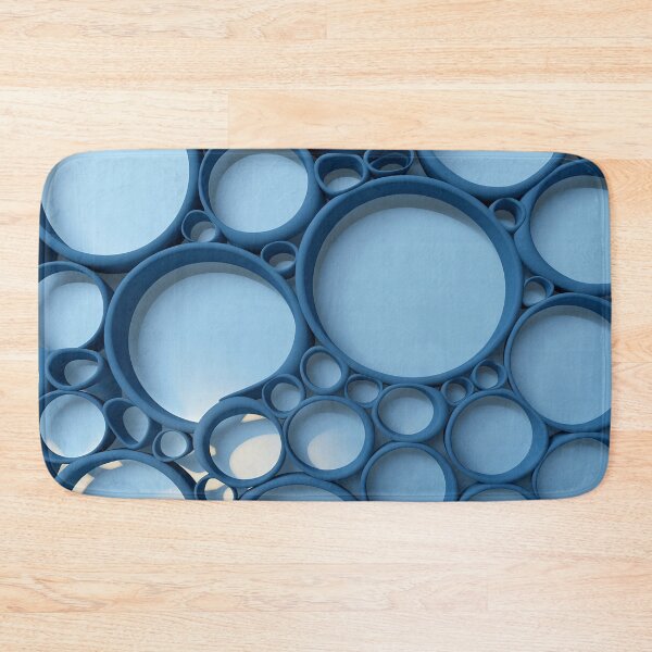 Item preview, Blue background with a set of dots, an abstract image. In the style of infinity nets. designed and sold by anytka.