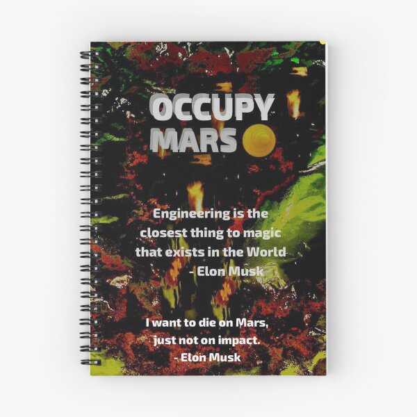 Item preview, Occupy Mars, I want to die on Mars, just not on impact - Elon Musk designed and sold by SoulArtSara.
