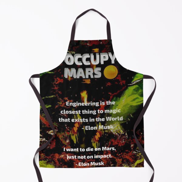 Item preview, Occupy Mars, I want to die on Mars, just not on impact - Elon Musk designed and sold by SoulArtSara.