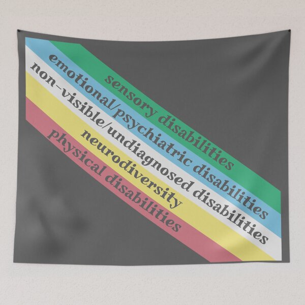 Item preview, Disability pride flag designed and sold by Becky-Marie.