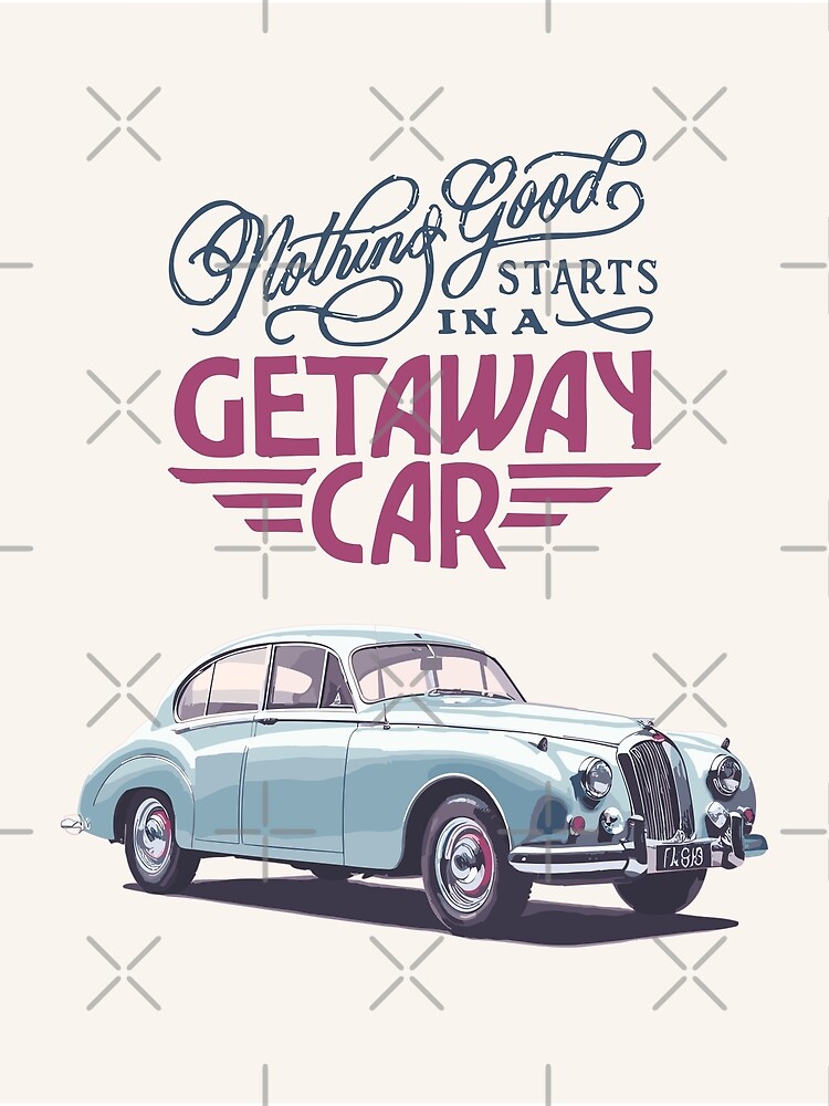 getaway car Art Board Print for Sale by eilosu