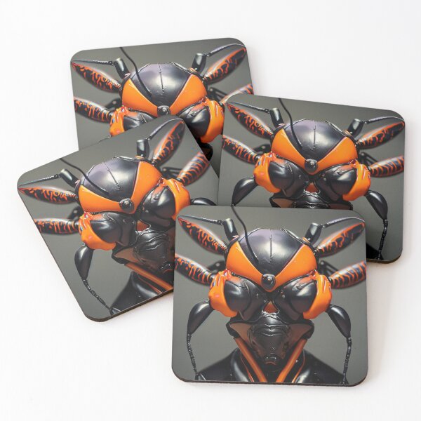 Item preview, Orange and metal ant insect designed and sold by jsebouvi.