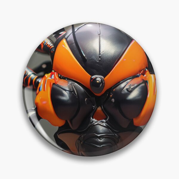 Item preview, Orange and metal ant insect designed and sold by jsebouvi.