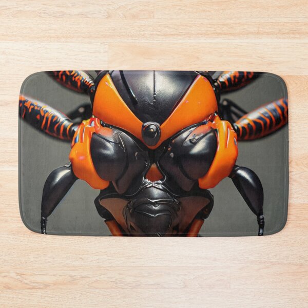Item preview, Orange and metal ant insect designed and sold by jsebouvi.