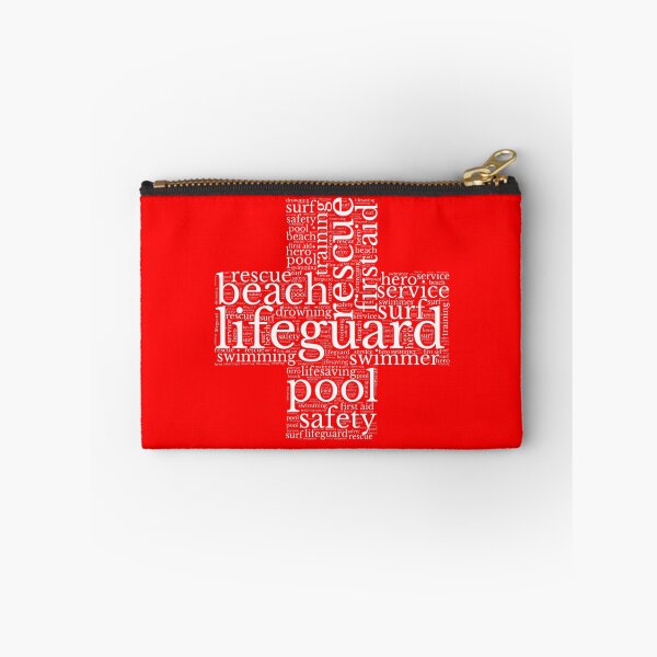 Item preview, Lifeguard Red Word Cloud Cross designed and sold by TeesYouWant.