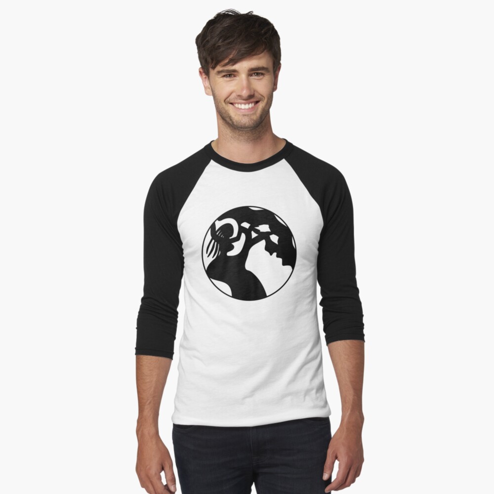 Item preview, Baseball ¾ Sleeve T-Shirt designed and sold by PosiQuotez.