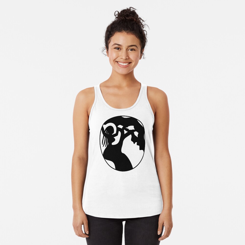 Item preview, Racerback Tank Top designed and sold by PosiQuotez.