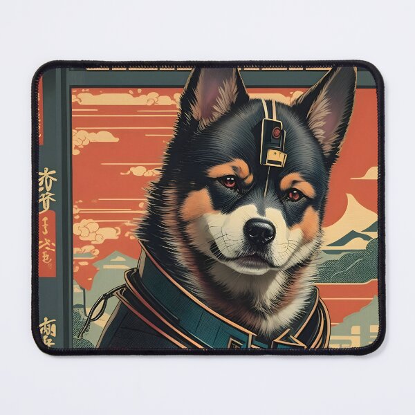 Item preview, Tadeo - Cyberpunk Shiba Inu - LeiWeiss - designed and sold by LeiWeiss.