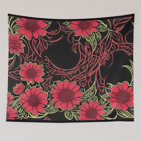 Item preview, Retro Flower Background designed and sold by PhonLawat.