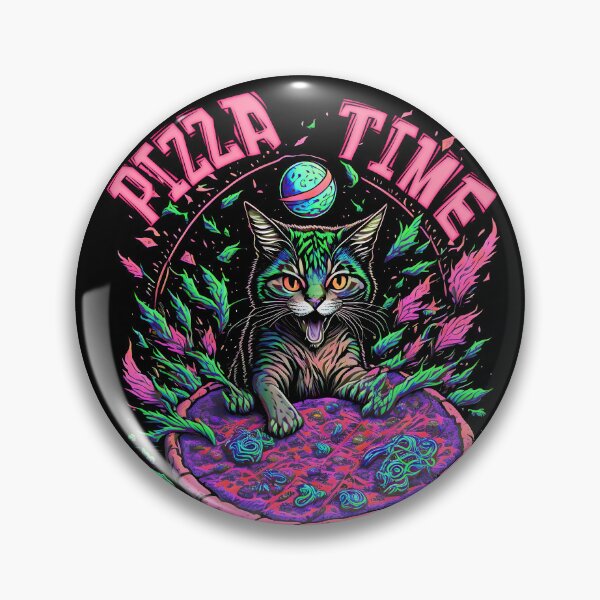 Item preview, Kitten PIZZA TIME ! In pizza we crust, united we digest ! designed and sold by MindWave THC.