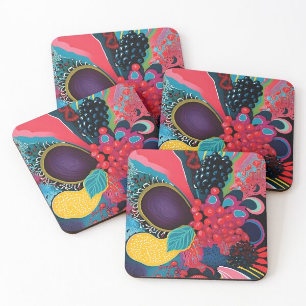 Item preview, Strawberries, cherries, blackberries and all red fruits, multicolor designed and sold by LeitesArt.