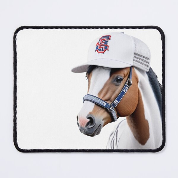 Item preview, American Paint Horse with Cap: Patriotic Equestrian Art Print designed and sold by Artforhorse.
