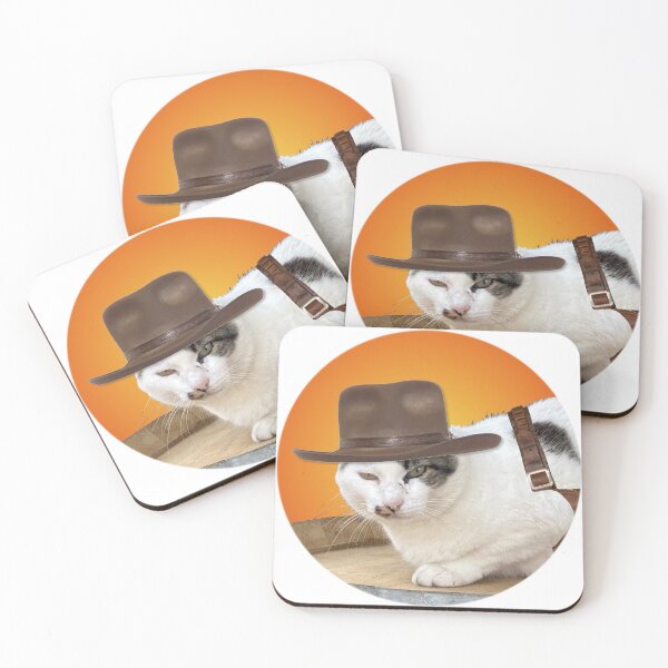 Item preview, Clint the Cowboy Cat designed and sold by Cat Art.