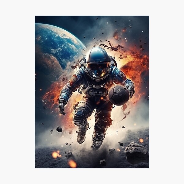 Item preview, Space football no 8  designed and sold by Sylwia Kuc.