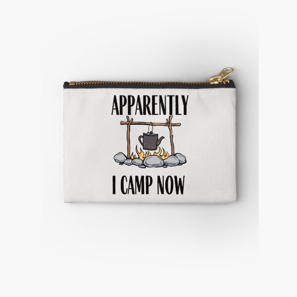 Item preview, Apparently I camp now  - Funny Camping Quote designed and sold by unique things.