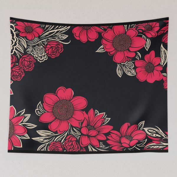 Item preview, Retro Flower Background designed and sold by PhonLawat.
